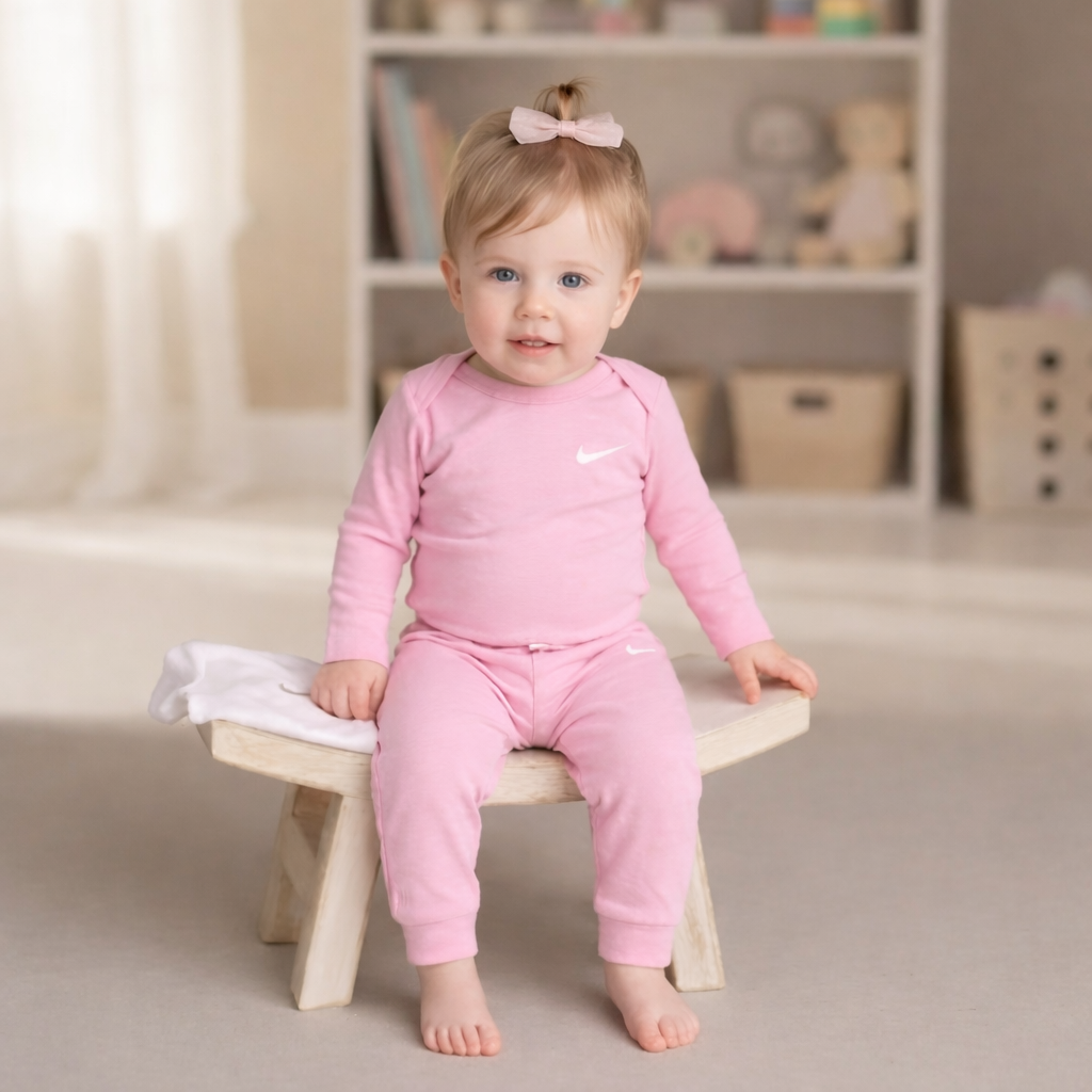 Nike Sportswear 3-Piece Bodysuit & Jogger Set