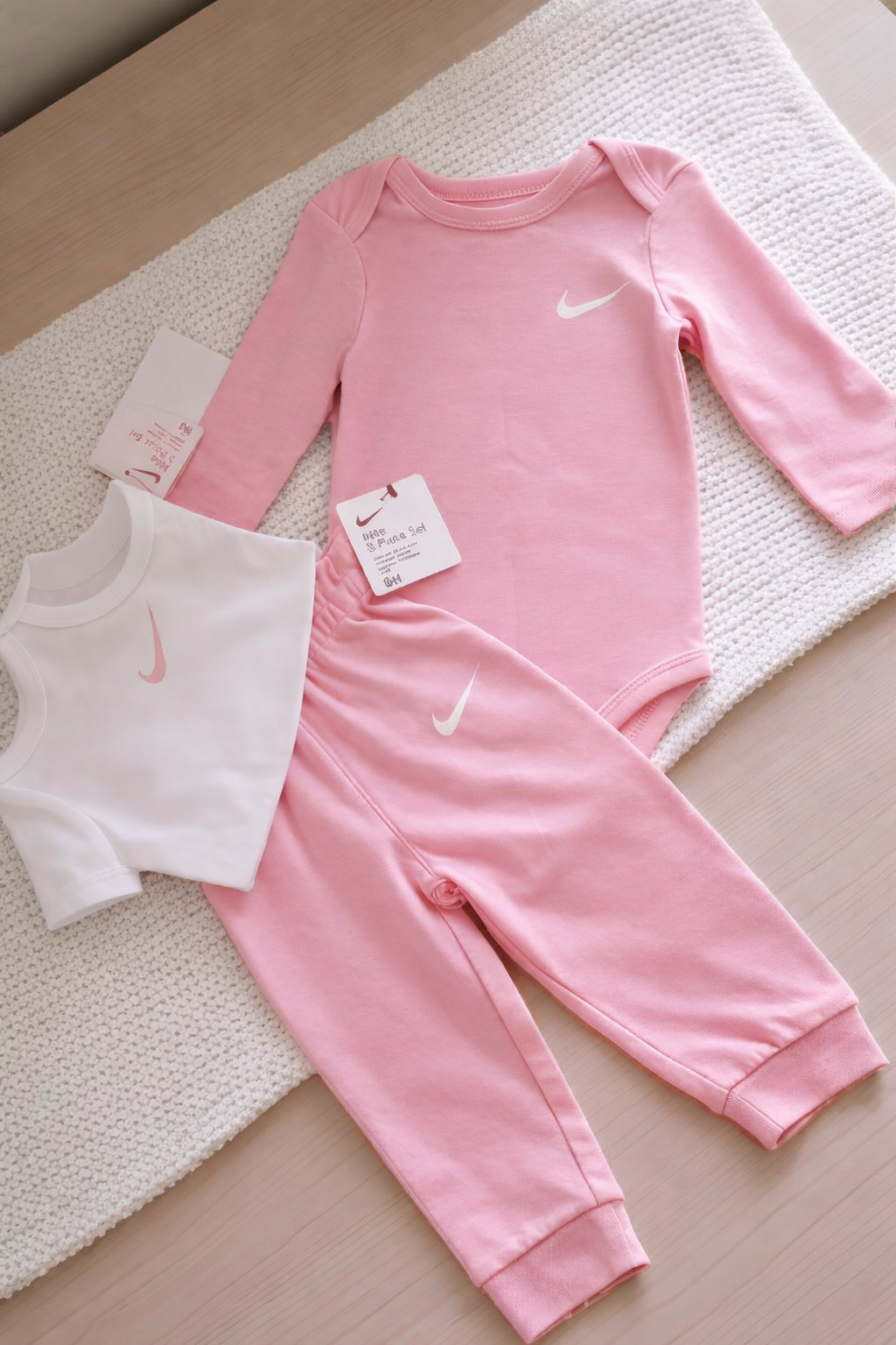 Nike Sportswear 3-Piece Bodysuit & Jogger Set