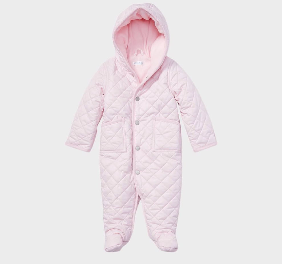 Polo Ralph Lauren Kids Baby corduroy-trimmed quilted onesie