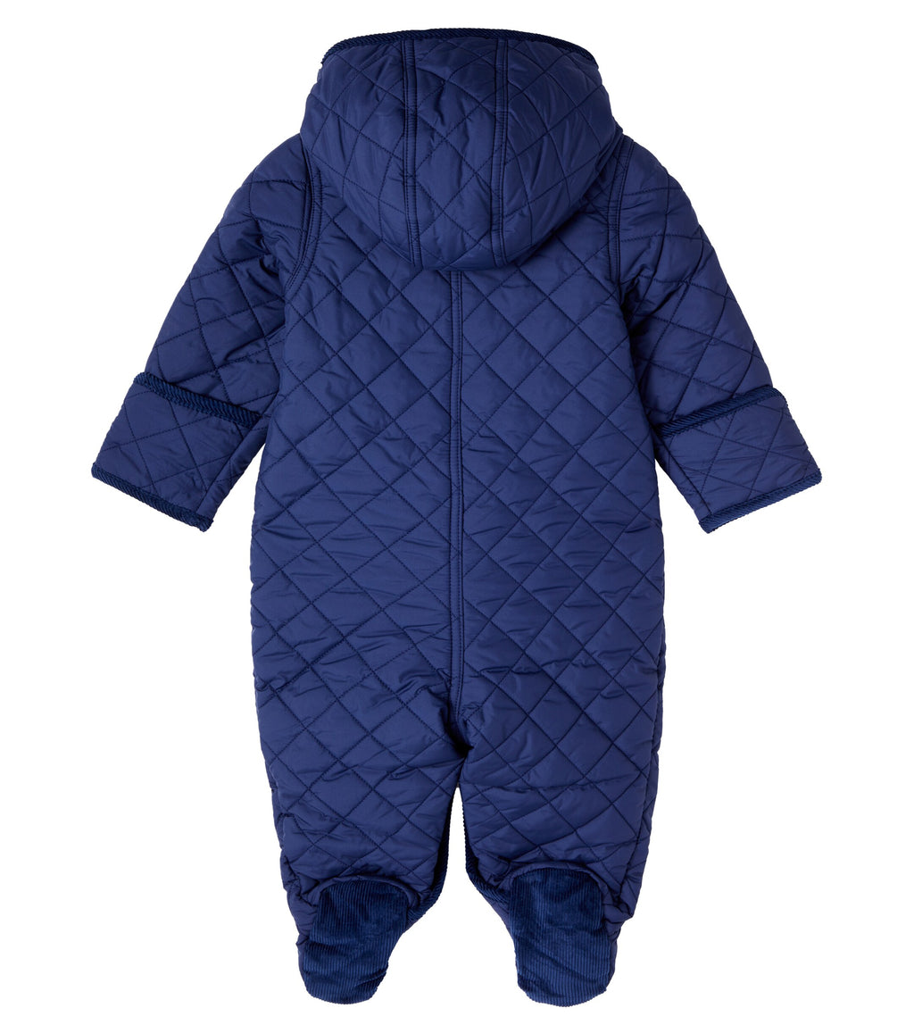 Polo Ralph Lauren Baby corduroy-trimmed quilted onesie