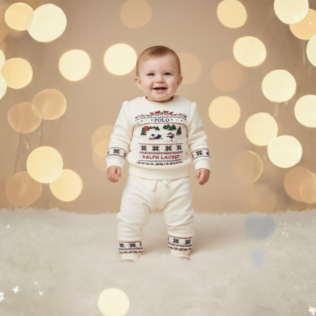 Polo Ralph Lauren Logo Fleece Sweatshirt and Jogger Pant Set