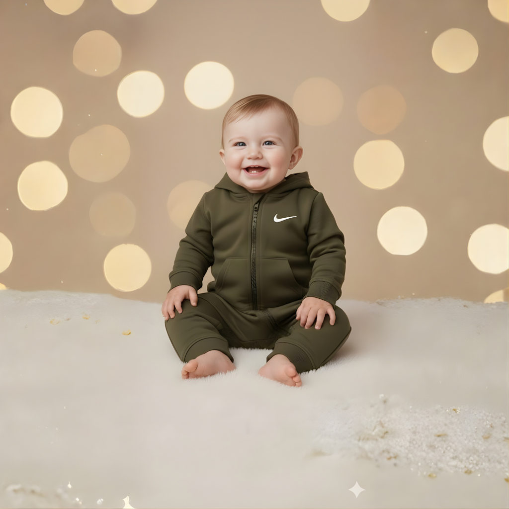 Nike Sportswear Olive Hooded Coverall